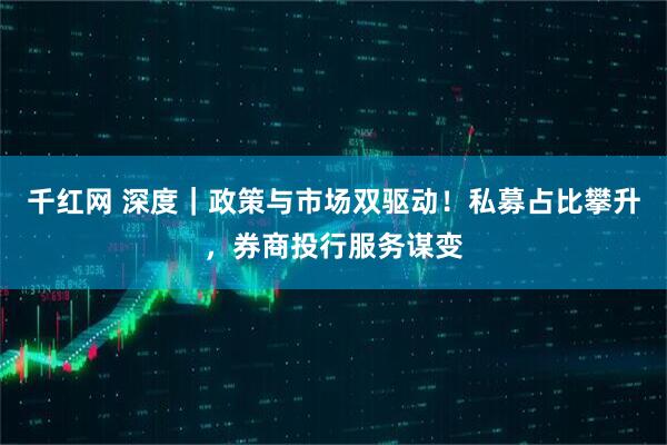 千红网 深度｜政策与市场双驱动！私募占比攀升，券商投行服务谋变